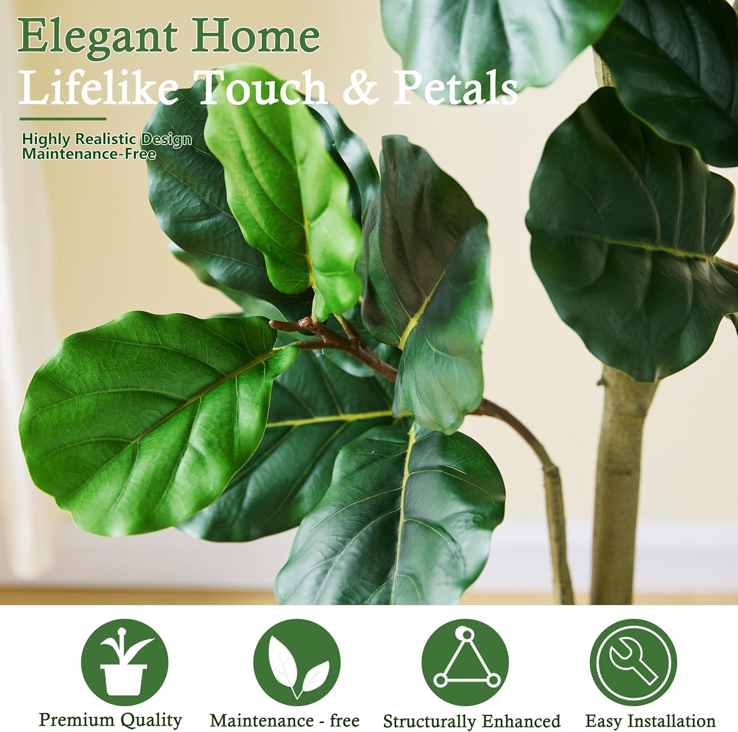 135cm Artificial Fiddle Leaf F - đánh giá và giá Fiddle Leaf Fig