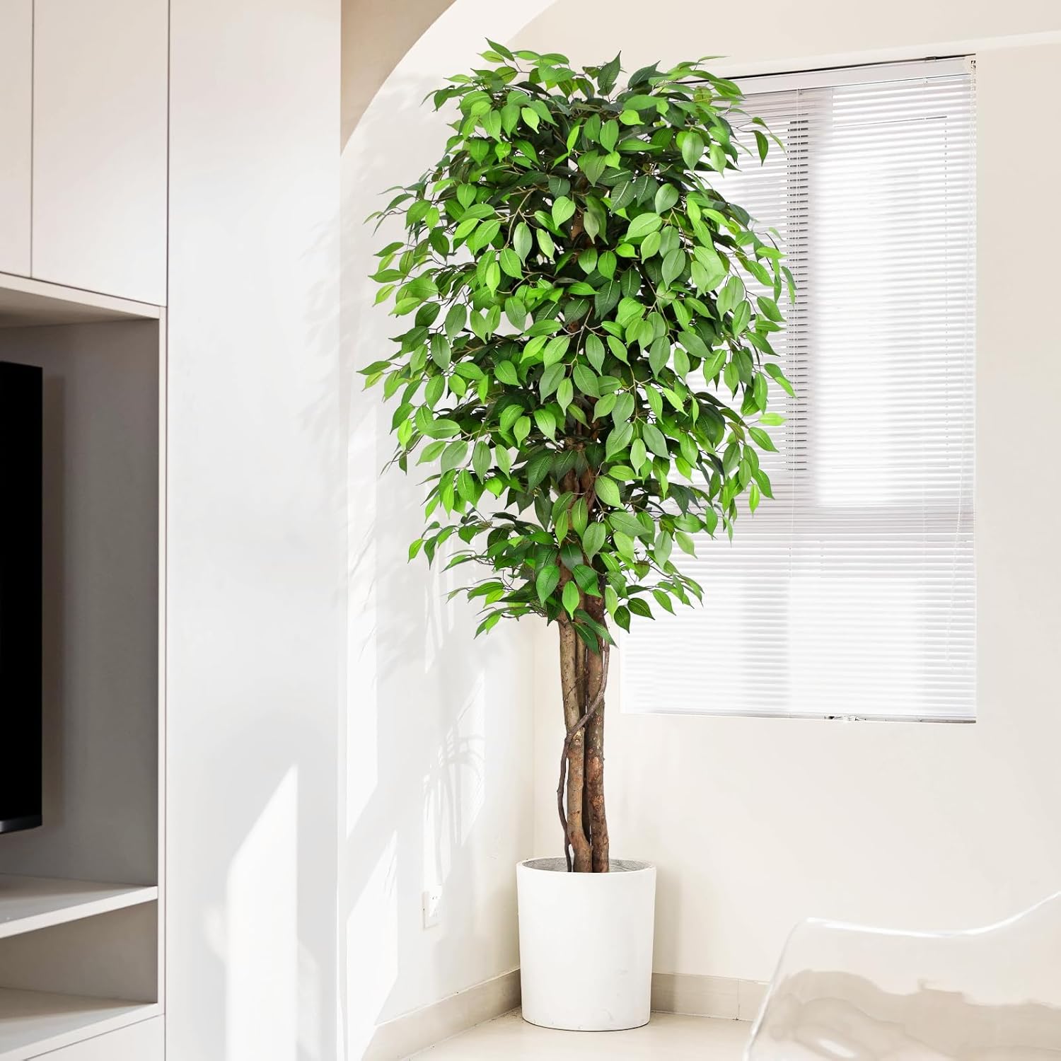 Lifelike Artificial Ficus Tree - đánh giá và giá Fiddle Leaf Fig