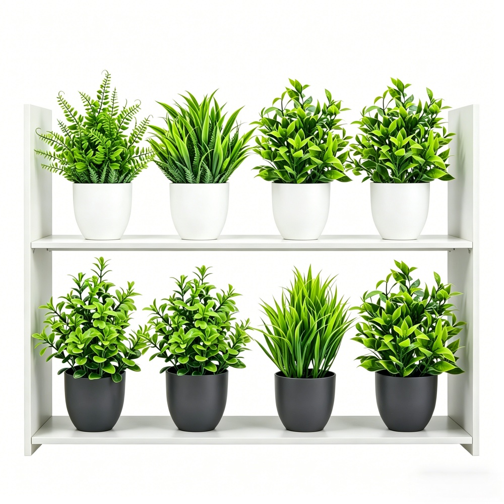 4pcs/set Mini Artificial Plant - đánh giá và giá Fiddle Leaf Fig