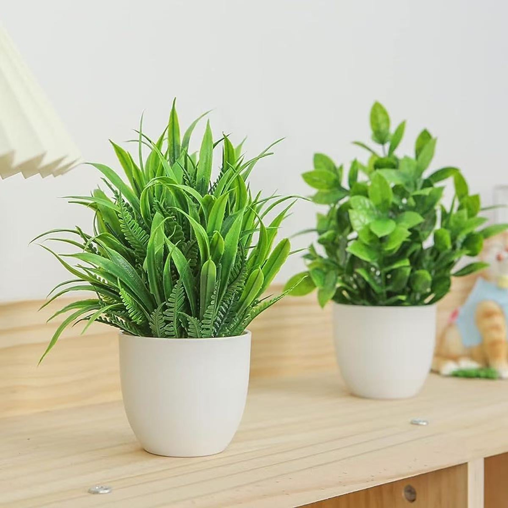 4pcs/set Mini Artificial Plant - đánh giá và giá Fiddle Leaf Fig