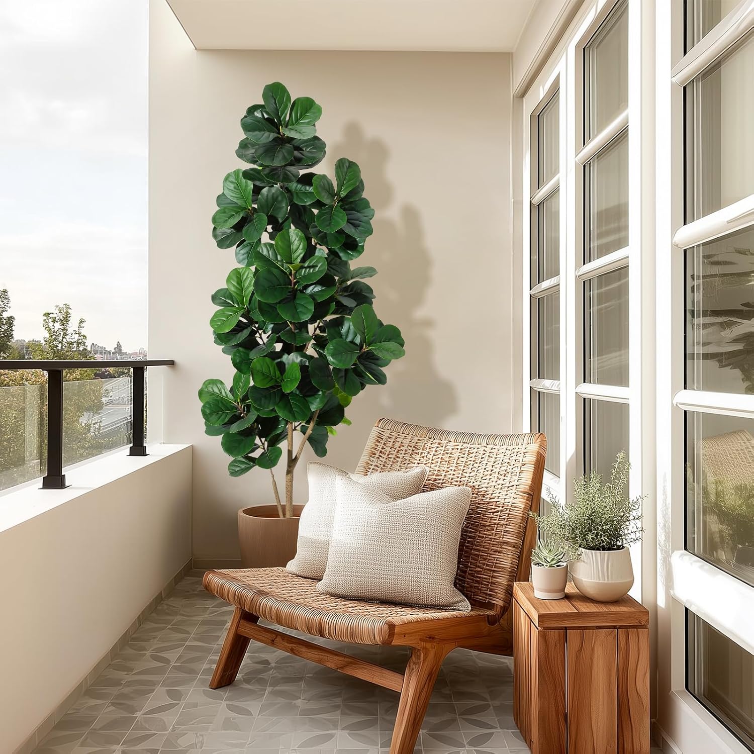 4FT/5FT/6FT/7FT Fiddle Leaf Fi - đánh giá và giá Fiddle Leaf Fig