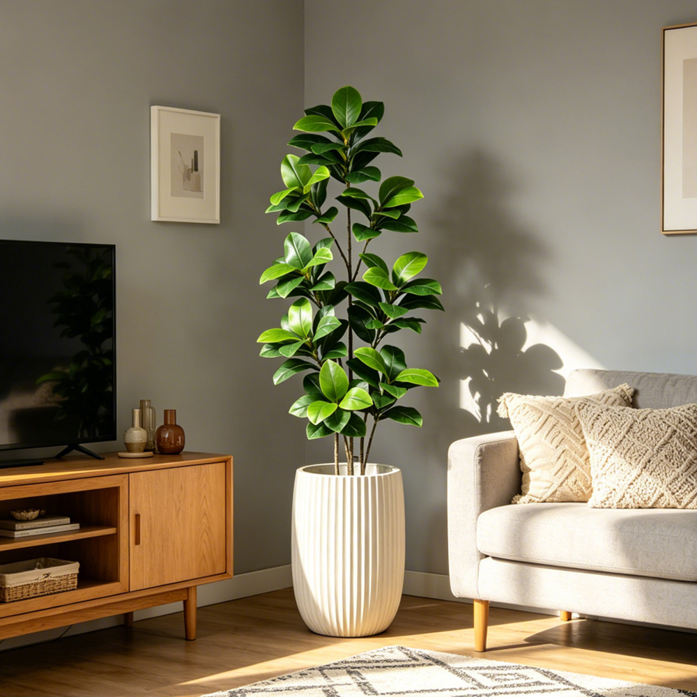 74-140cm Large Artificial Bany - đánh giá và giá Fiddle Leaf Fig