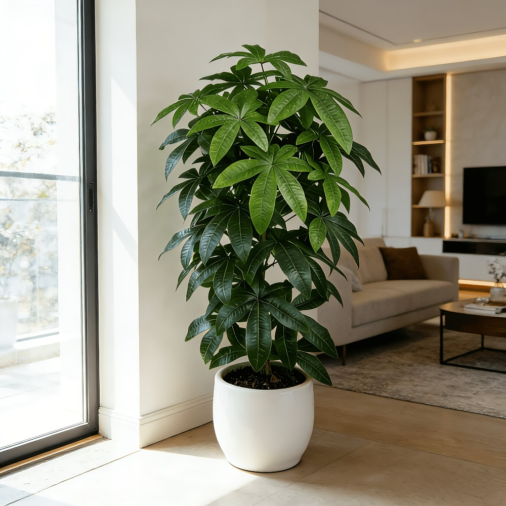 An Artificial Money Tree Pachi - đánh giá và giá Fiddle Leaf Fig