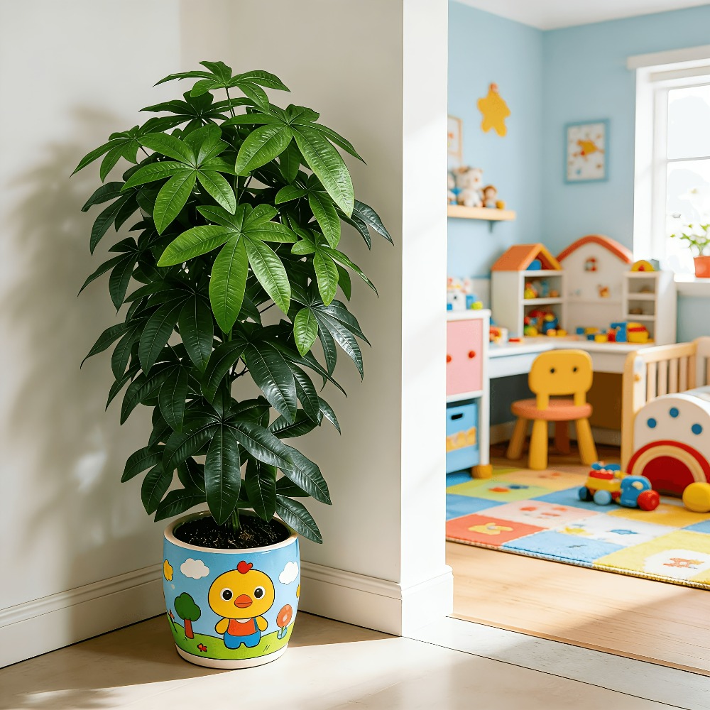 An Artificial Money Tree Pachi - đánh giá và giá Fiddle Leaf Fig